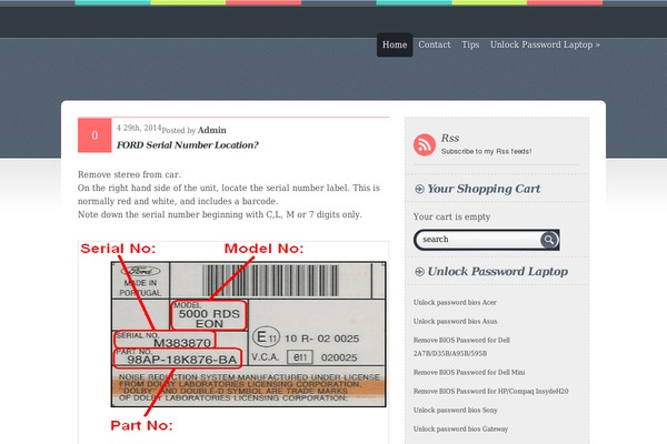 removepassword.org site used Fungus