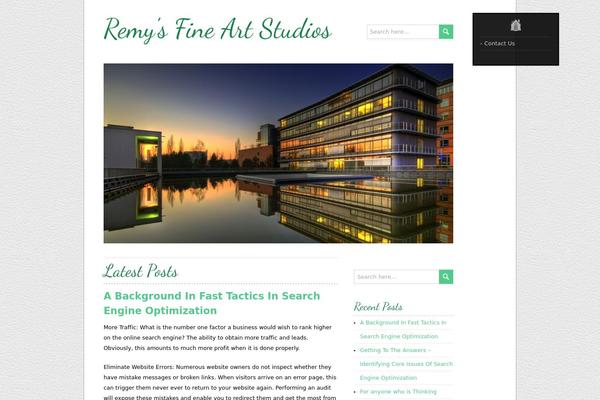LeatherDiary theme site design template sample