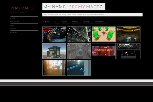 remymaetz.com site used Wp_nico5-v1.2.1