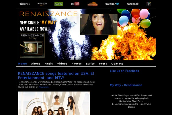 Dark-n-gritty theme site design template sample