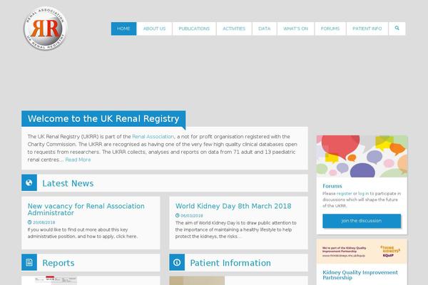 renalreg.org site used Ukrr
