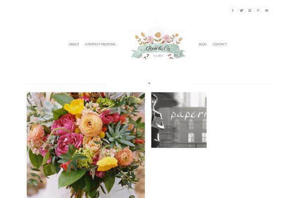 Tripod theme site design template sample