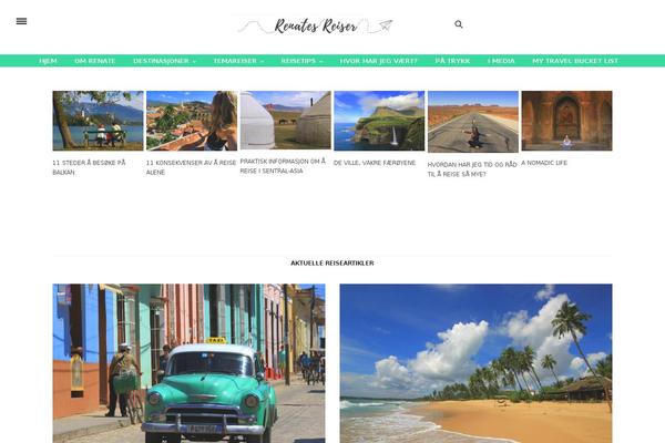 The Voux theme site design template sample