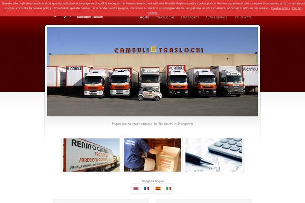 Arcadia theme site design template sample