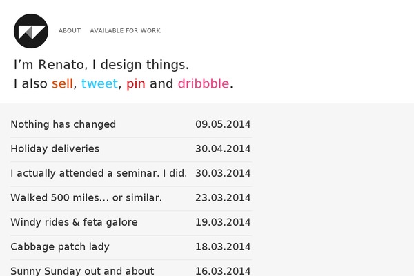 Manifest 1.1 theme site design template sample