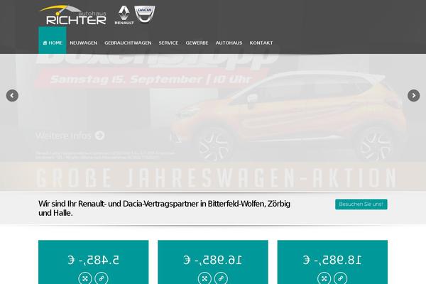 Automotive Child theme site design template sample