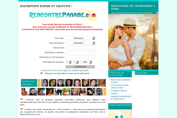 rencontrepaname.com site used Web Minimalist 200901