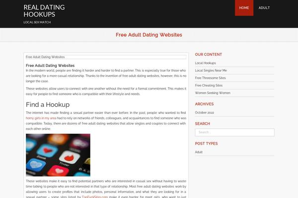 Avocation theme site design template sample