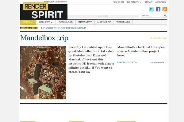 Tribune theme site design template sample