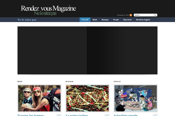 Monograph theme site design template sample