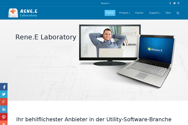 The7 Child theme site design template sample
