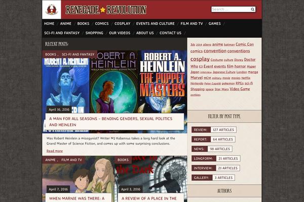 Site using Display Authors Widget plugin