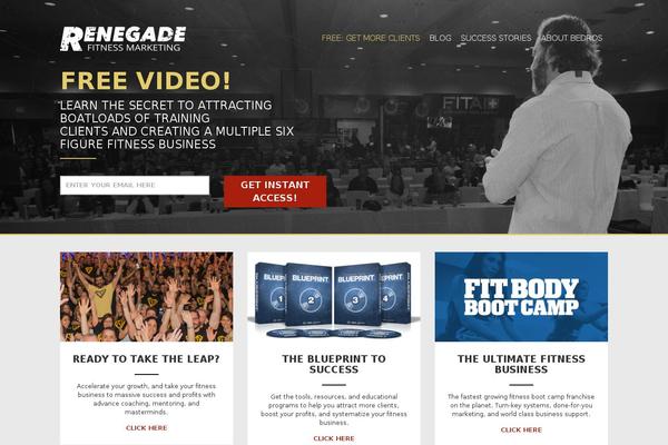 renegadefitnessmarketing.com site used Asphodel