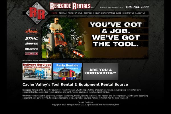 renegaderentals.com site used Renegade