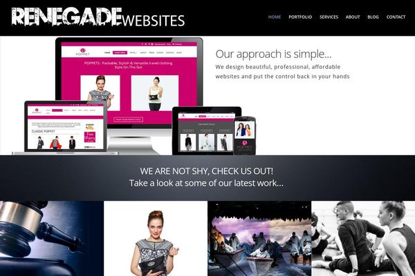 Port theme site design template sample