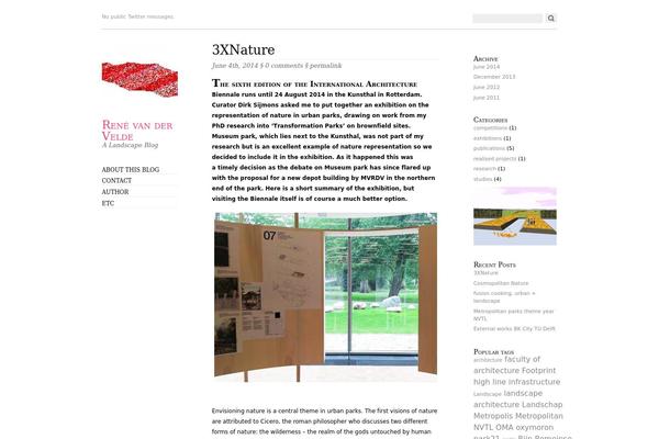 Oulipo theme site design template sample