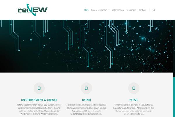 Salient theme site design template sample