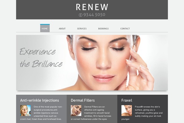 Skin theme site design template sample