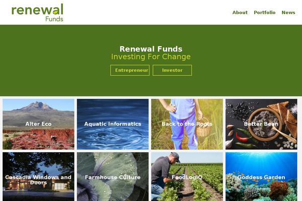 Renewal theme site design template sample