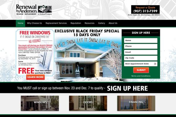 renewalwindowsalaska theme websites examples