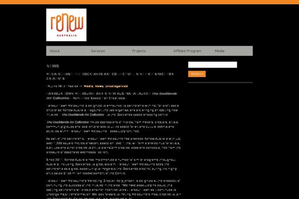 Renew theme site design template sample