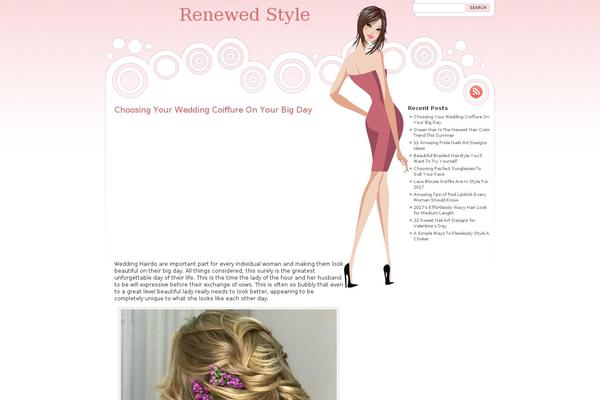 Pretty Theme theme site design template sample