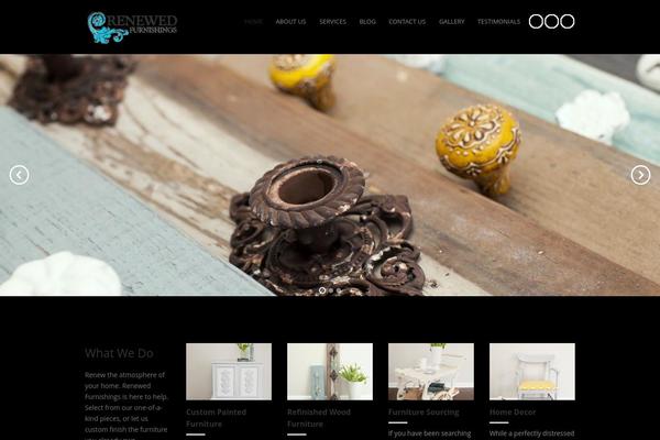 Mineral theme site design template sample