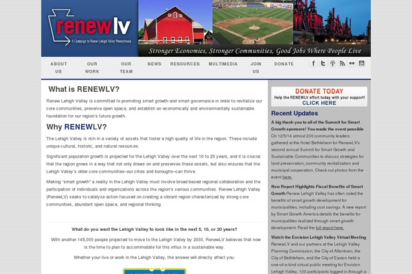 Site using Feature A Page Widget plugin