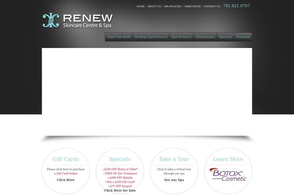 Beauty Salon theme site design template sample