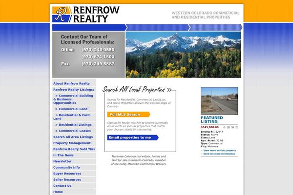 Rr theme site design template sample