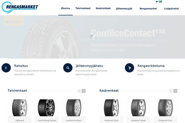 rengasmarket.fi site used Rengasmarket-theme-fse