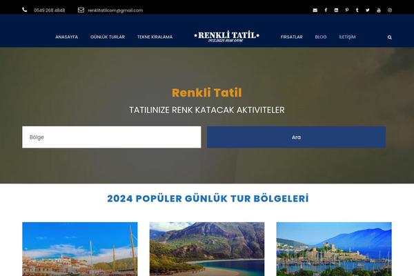 Traveltour-child theme site design template sample