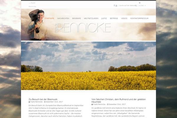 Invicta theme site design template sample