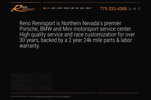 Fuji theme site design template sample