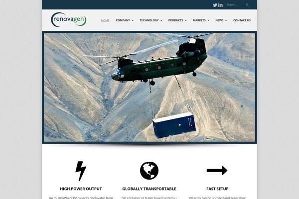 Wpex Thunder theme site design template sample
