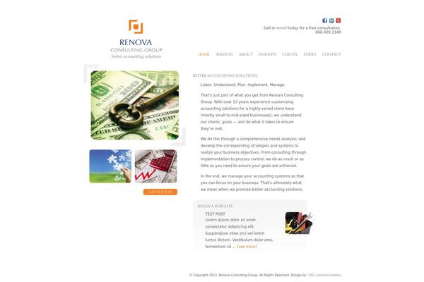 Renova theme site design template sample