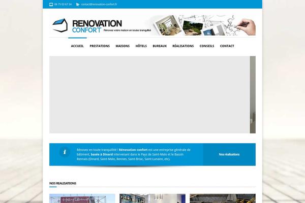 Finex theme site design template sample