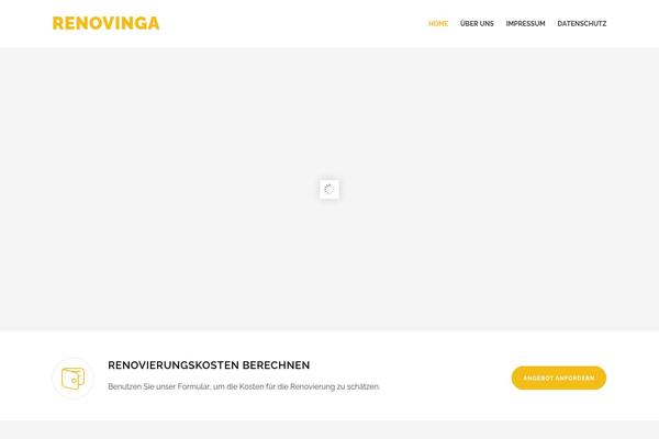 Renovate theme site design template sample