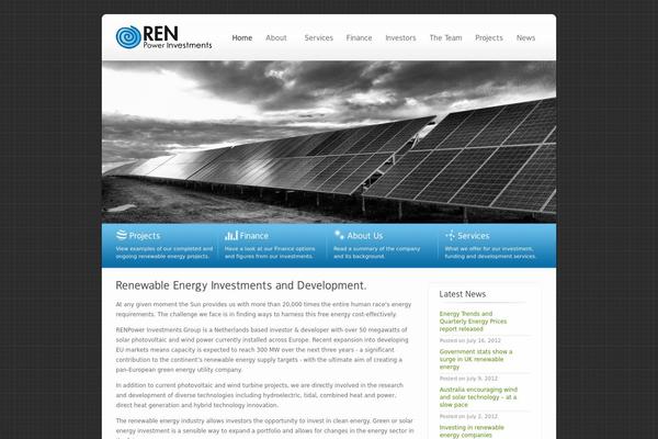 Ecobiz theme site design template sample