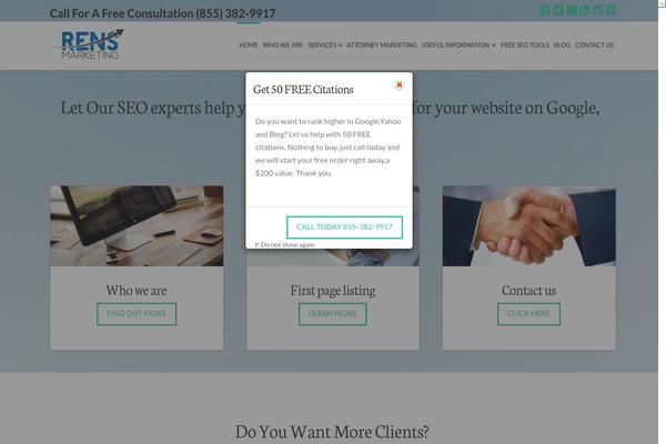 Site using Cornerstone plugin
