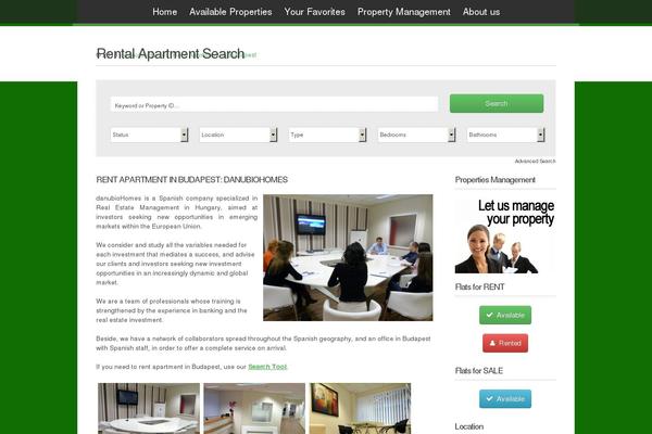 WP Residence theme site design template sample
