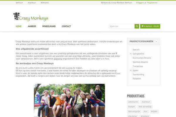 Venedor theme site design template sample