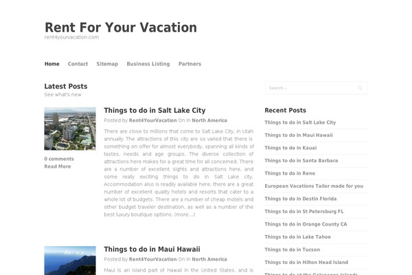Simpleton theme site design template sample