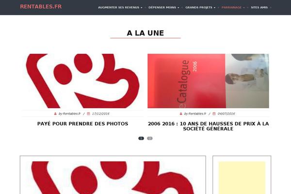 Terrifico theme site design template sample