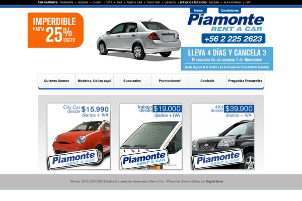 Site using Vikrentcar plugin