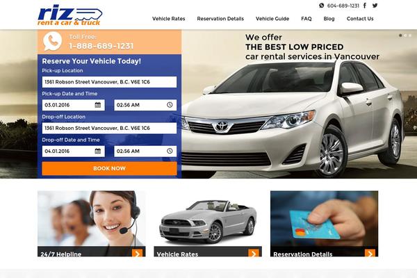 rentacarvancouver.com site used Rentacar