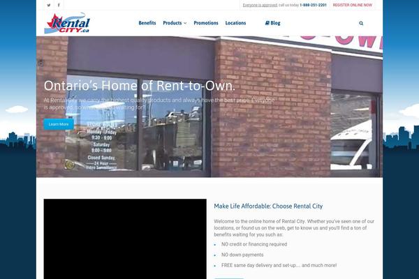 Strata theme site design template sample