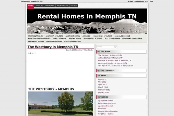 RedLine theme site design template sample