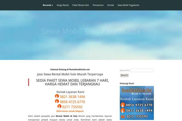 Vertex theme site design template sample