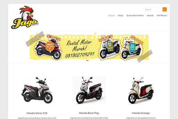 Spacious theme site design template sample